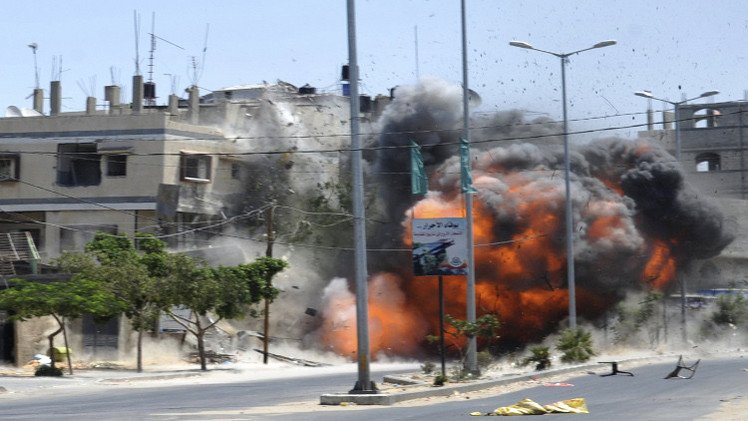 الجيش الإسرائيلي يشن غارة  ضد موقع لحماس في قطاع غزة