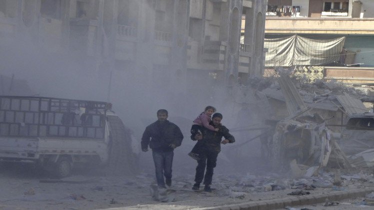 مسلحون يستهدفون مركزا للنازحين بقذائف الهاون في ريف حمص