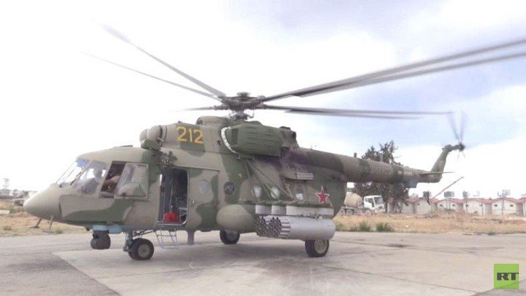 قناة RT ترصد جدارة المروحيات الحربية الروسية في سوريا