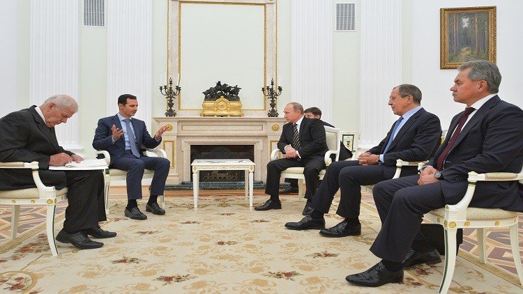  بوتين يلتقي الأسد في موسكو (فيديو)