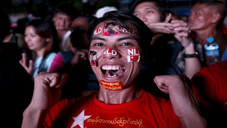 حزب المعارضة في ميانمار ينال أصواتا كافية لانتخاب الرئيس