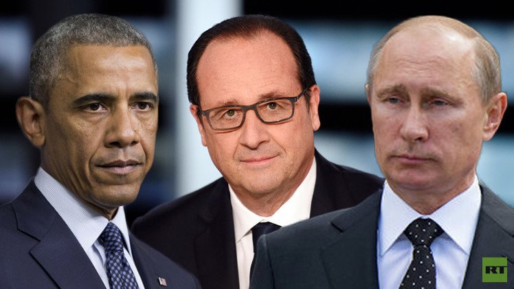 باريس تعبئ موسكو وواشنطن لحرب شاملة ضد المتطرفين 