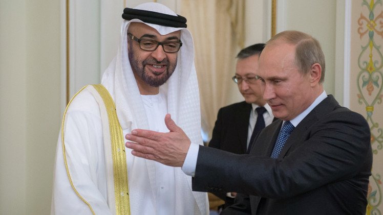 بوتين يبحث مع ولي عهد أبوظبي العملية الروسية في سوريا