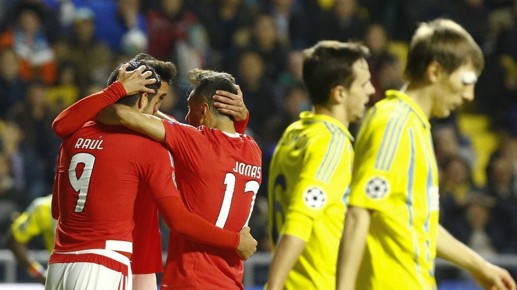 دوري أبطال أوروبا.. خيمينيز ينقذ بنفيكا ويقودها للتعادل مع أستانا (فيديو)