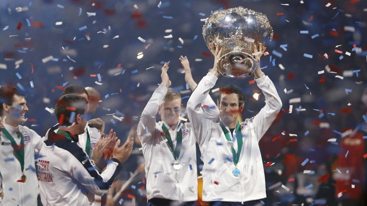 بريطانيا تتوج بلقب كأس ديفيز بعد 79 عاما (صور)