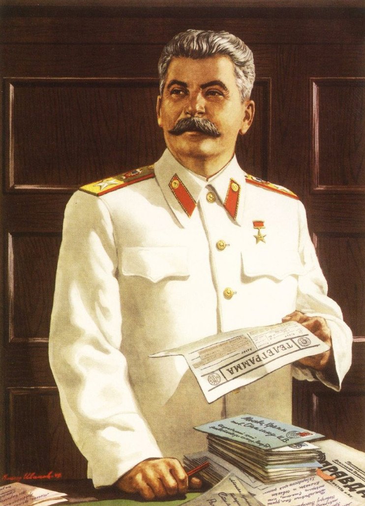 يوسف ستالين القائد العام للقوات المسلحة السوفيتية إبان الحرب مع النازيين