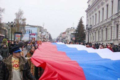 أهالي روسيا يحتفلون بعيد وحدة الشعب
