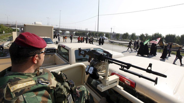 مقتل 5 انتحاريين قبل استهدافهم الزائرين المتجهين إلى كربلاء