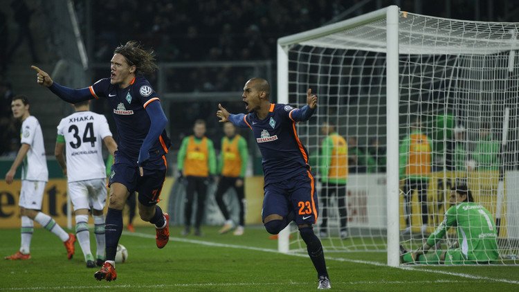 فيردر بريمن يطيح بمونشنغلادباخ من كاس ألمانيا