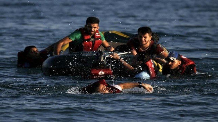 غرق 10 مهاجرين قبالة جزيرة يونانية 