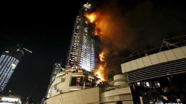 تفاصيل حريق دبي يرويها أحد الناجين (فيديو)