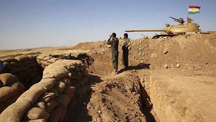 البيشمركة: الخندق لصد مفخخات داعش 