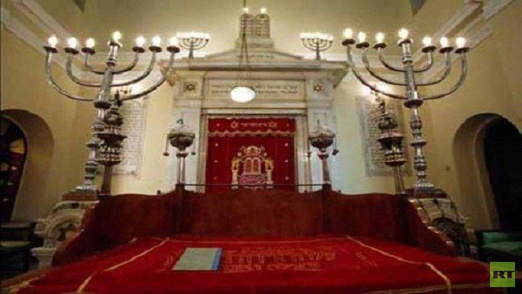 انهيار كنيس يهودي وسط طهران