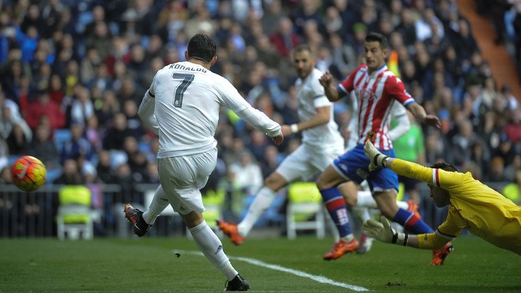 ريال مدريد يسحق خيخون ويتجاوز برشلونة .. (فيديو)