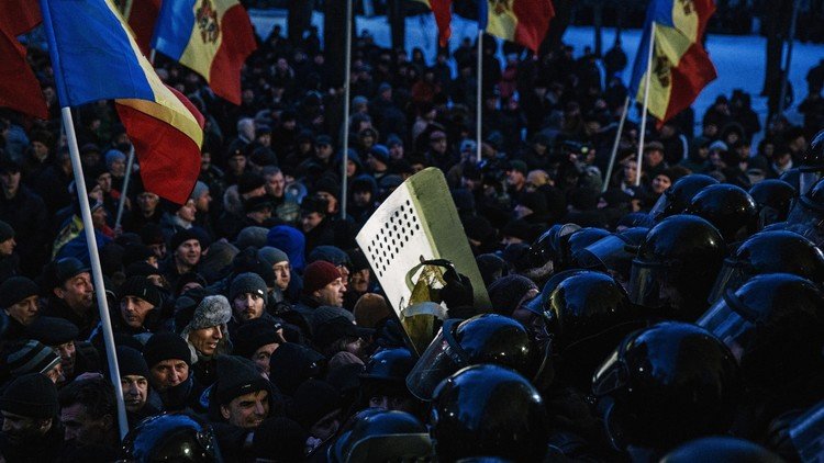احتدام الاحتجاجات في مولدوفا والحكومة تتعنت