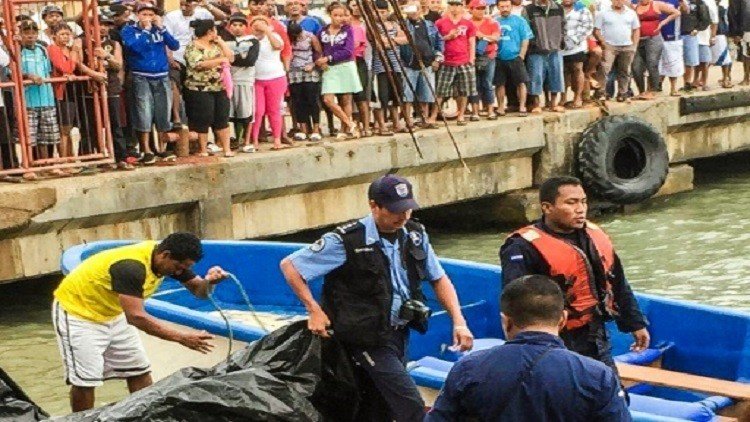  مصرع 13 شخصا بغرق مركب سياحي قبالة سواحل جزيرة نيكاراغوانية 