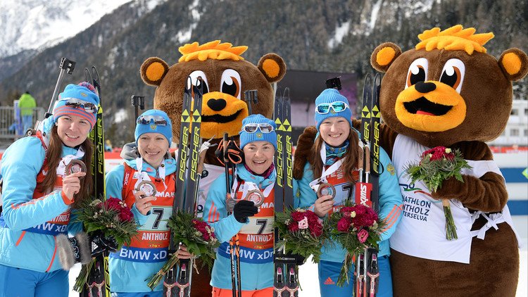 روسيا تحصد 7 ميداليات في 6 سباقات للبياثلون