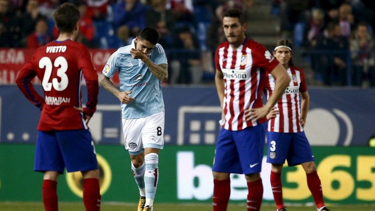 سيلتا فيغو يقصي أتلتيكو مدريد من كأس إسبانيا