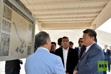 زيارة الرئيس الصيني لآثار الفراعنة فى الأقصر 