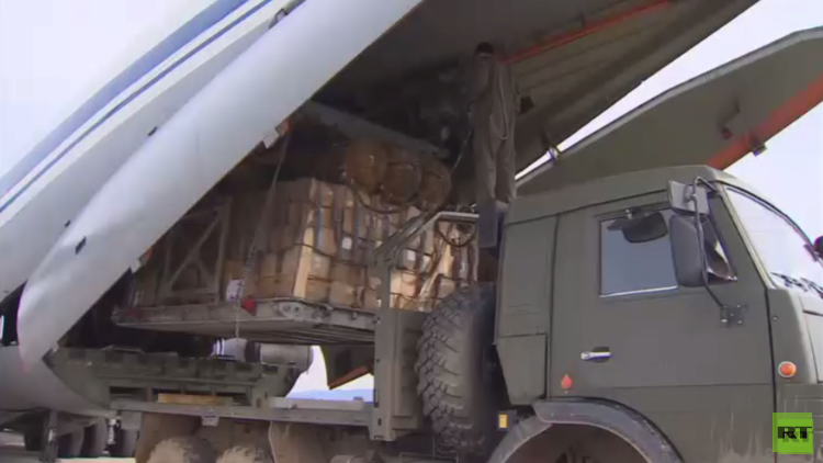 مساعدات إنسانية روسية لدير الزور السورية