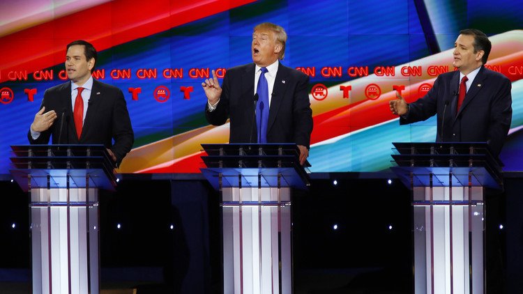 ترامب يتعرض لهجوم غير مسبوق خلال مناظرة "قذرة" للجمهوريين