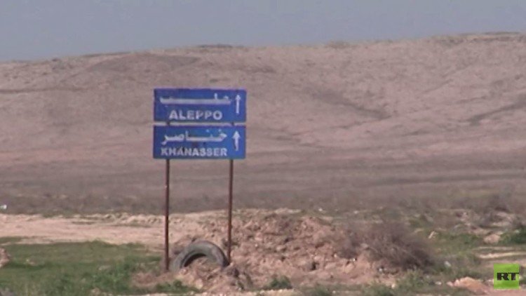 RT ترصد معارك خناصر حلب 