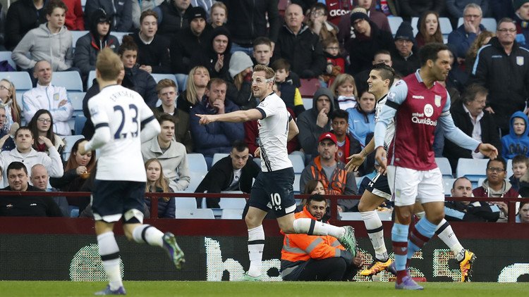 توتنهام يعمق جراح أستون فيلا بثنائية كين.. (فيديو)