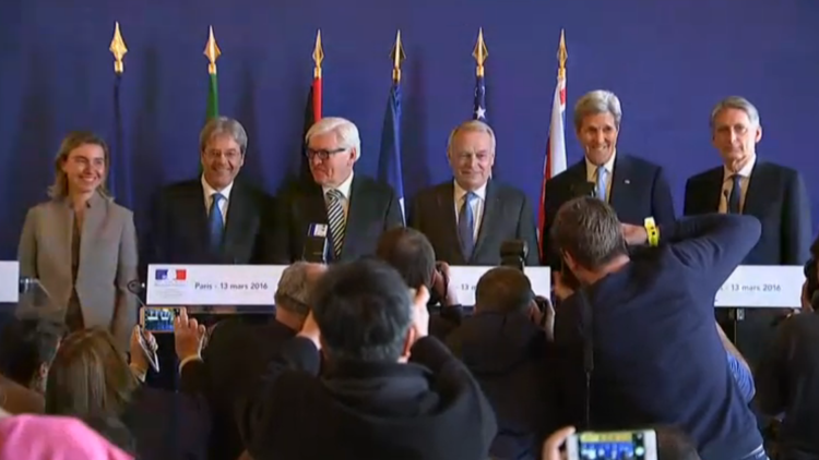 كيري ووزراء أوروبيون: لا بد من توسيع التقدم في سوريا ومفاوضات جنيف ستكون عصيبة