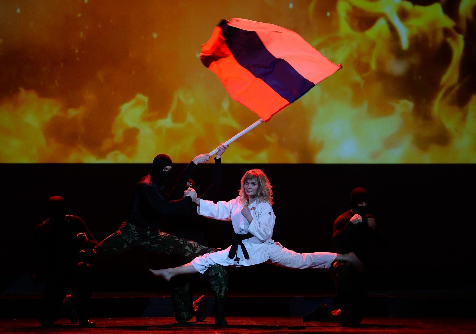 مشاركة في الدور النهائي لمسابقة "مفخرة شرطة موسكو"