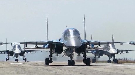 مقاتلات روسية تغادر قاعدة حميميم 