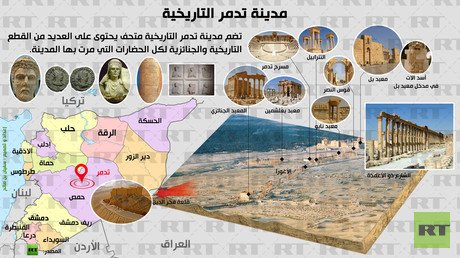 إنفوجرافيك: مدينة تدمر التاريخية