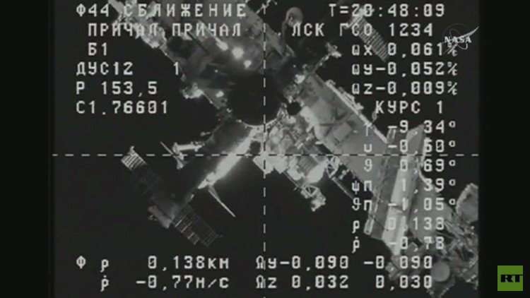 مركبة الفضاء "بروغريس MC" تلتحم مع محطة الفضاء الدولية (فيديو)