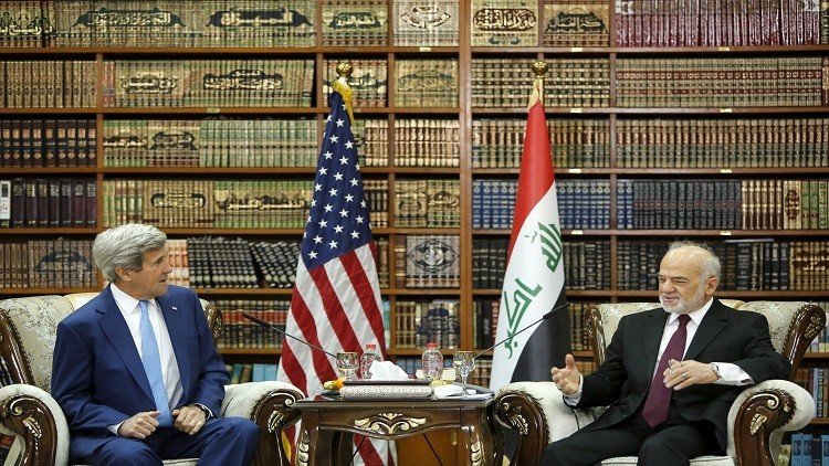 كيري يصل بغداد في زيارة غير معلنة