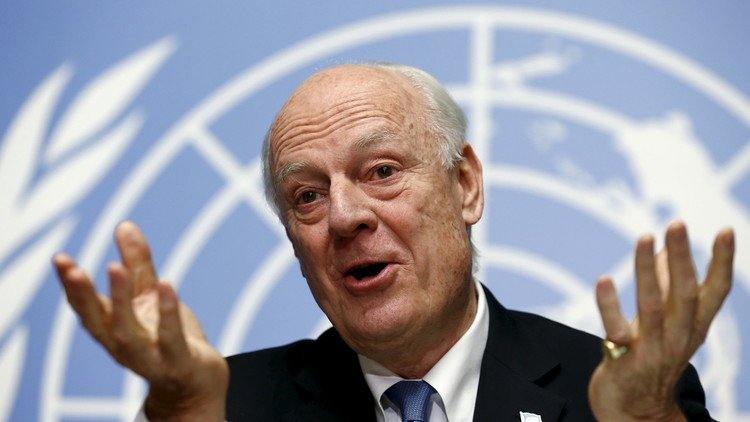 دي ميستورا يصل إلى دمشق ويلتقي الاثنين بالمعلم