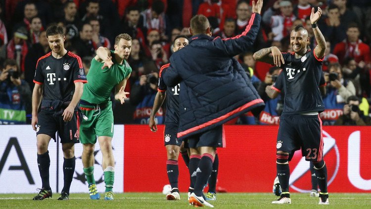البايرن يبلغ نصف نهائي دوري الأبطال رغم تعادله مع بنفيكا (فيديو)