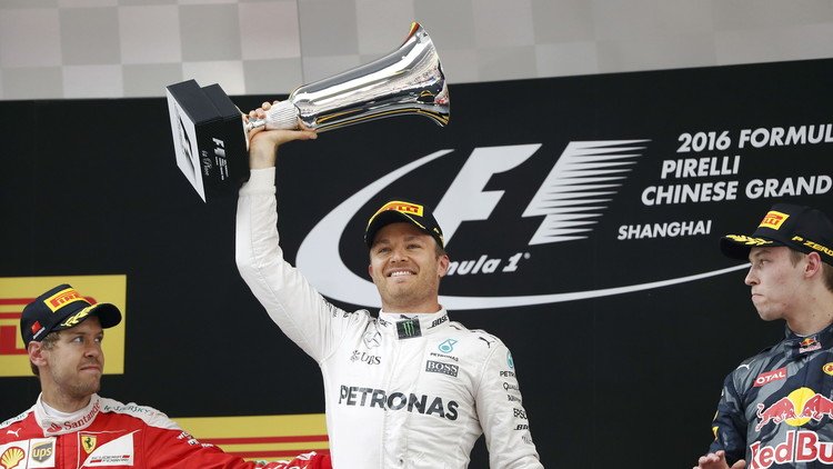 روزبرغ يتوج بجائزة الصين للفورمولا وان.. وفيتل يصف كفيات بـ"المجنون"