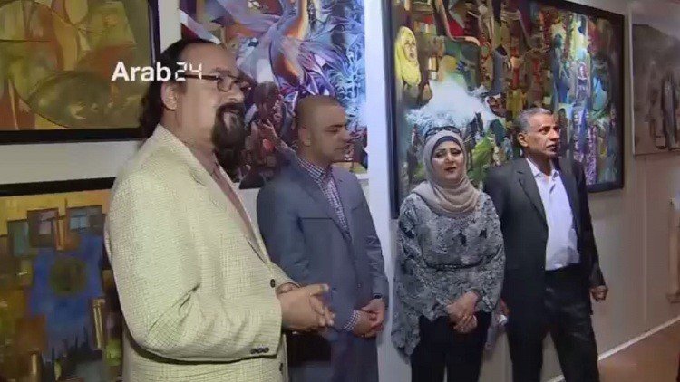 فنانون عراقيون يتحدون الإرهاب بلوحاتهم