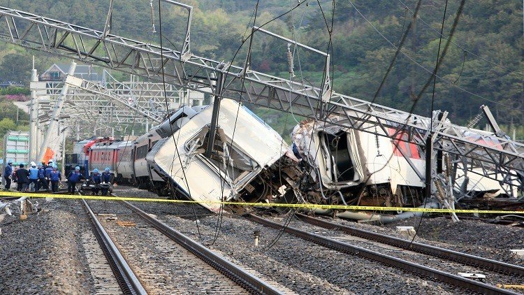 مقتل شخص وإصابة 8 بحادث قطار في كوريا  الجنوبية