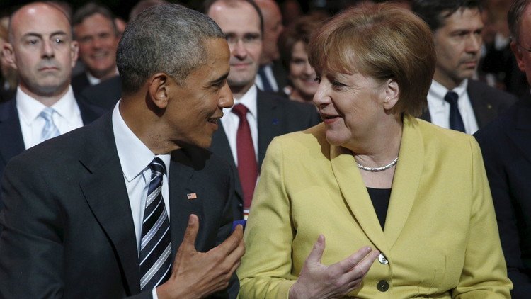 أوباما في ألمانيا للدفاع عن سياسات 
