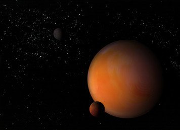 كوكب وأقماره (وفي الحقيقة ماء وقشطة وحليب جوز الهند وملح وبقدونس وباكنغ باودر)