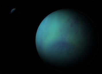 الفضاء البعيد (وفي الحقيقة خلطة من القشطة وحليب جوز الهند والماء والملونات الغذائية)