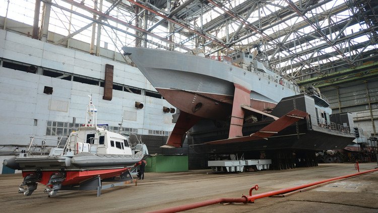 سفينة صواريخ جديدة في القرم للبحرية الروسية  