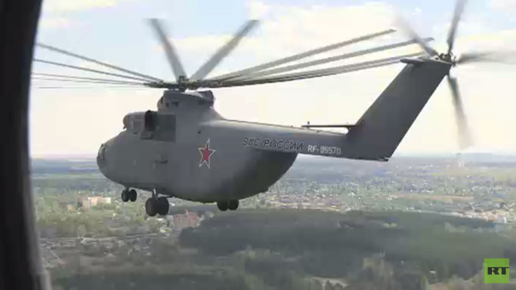 تدريب نهائي لاستعراض عيد النصر في موسكو 