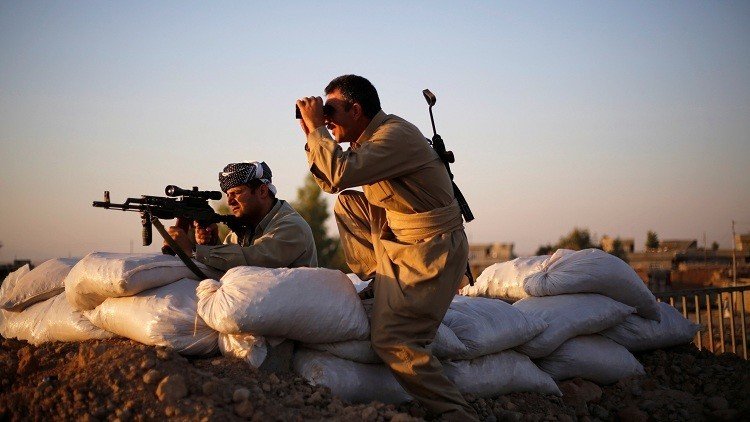 داعش يقصف البيشمركة بالكيماوي