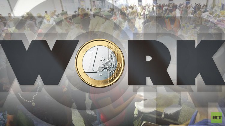 يورو للاجئ في ألمانيا مقابل كل ساعة عمل 