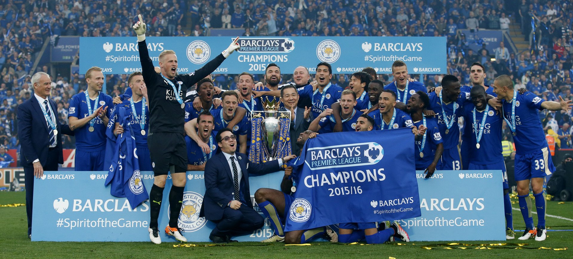 ليستر سيتي "المعجزة الكروية" بطل الدوري الإنجليزي الممتاز