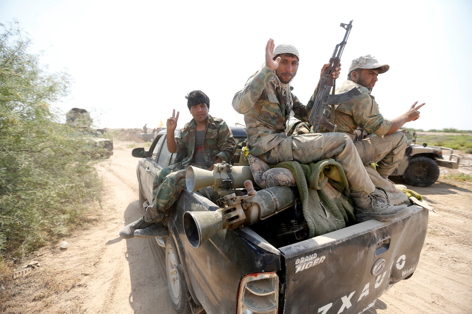 مقاتلون من الحشد الشعبي 