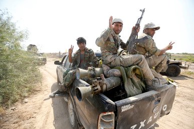 مقاتلون من الحشد الشعبي 