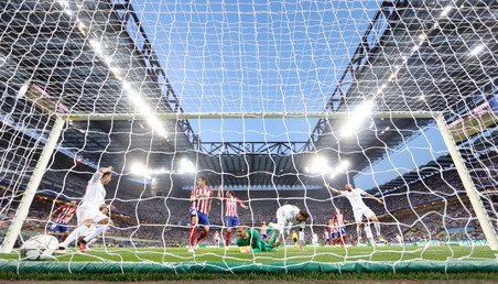 سيرخيو راموس يحرز الهدف الأول لريال مدريد