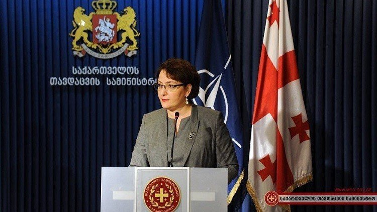 وزيرة دفاع جورجيا تستقوي بالناتو على روسيا